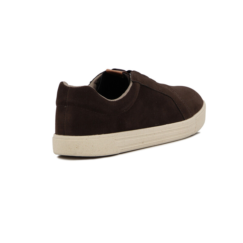 Br Sport Zapato Casual Con Elastico Cafe