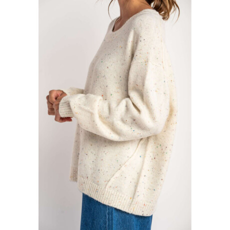 Sweater Bouttonne Nácar