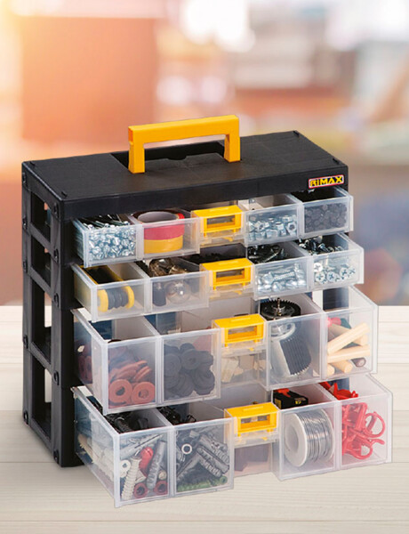 Caja organizadora modular Rimax con 4 gavetas Caja organizadora modular Rimax con 4 gavetas