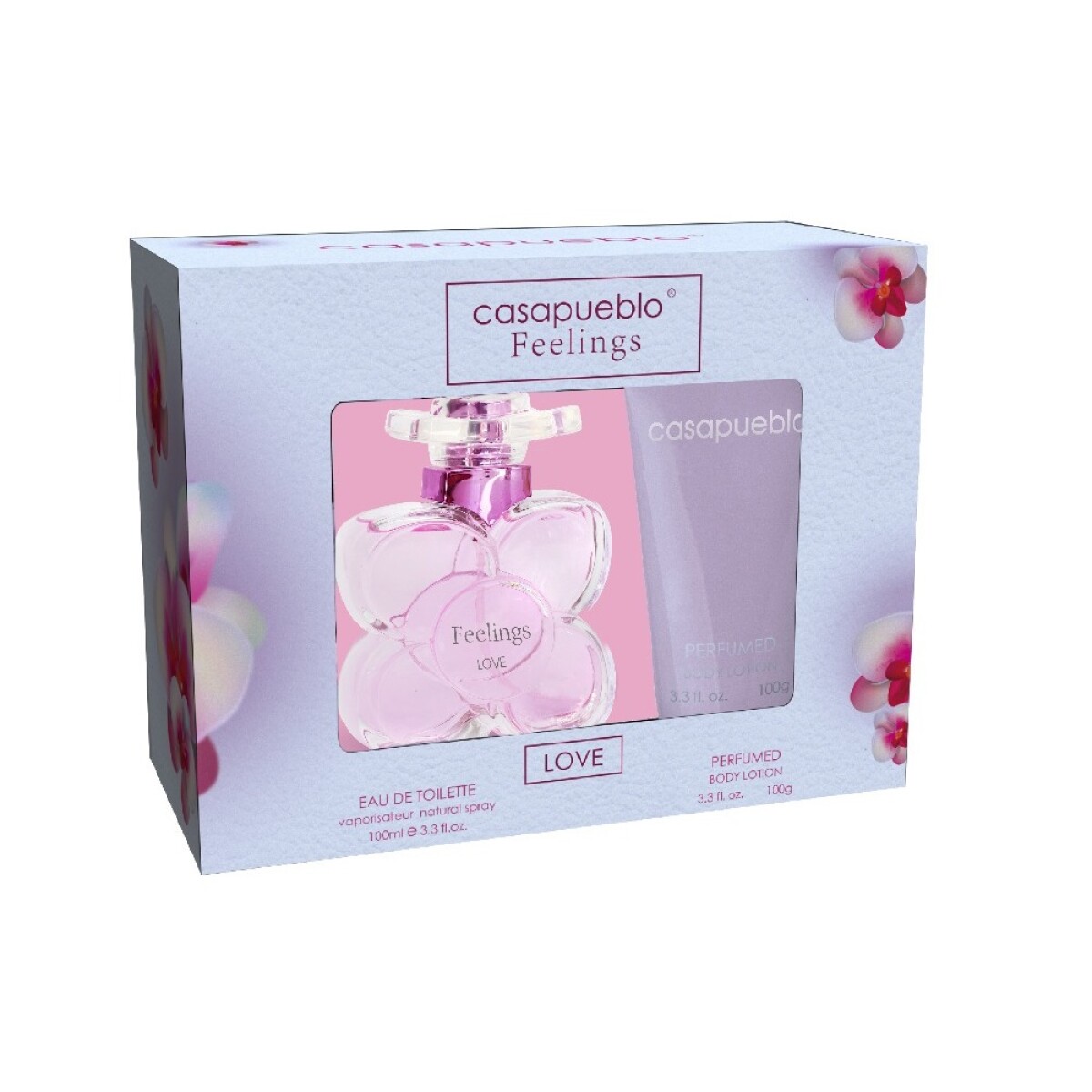 Perfume Casapueblo Feelings Love 100 Ml + Body Lotion 100 Ml 