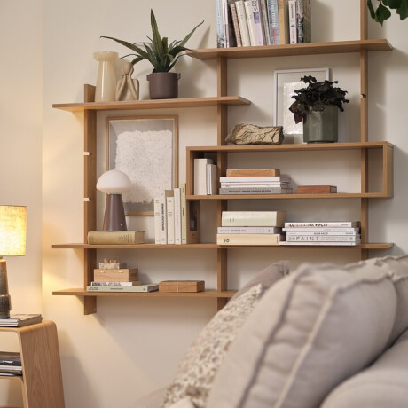 Mueble De Pared Karleby Roble/Blanco