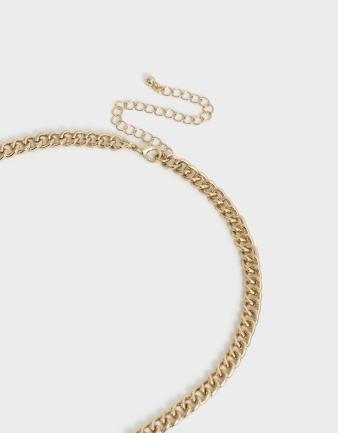 Collares Cortos Con corazón Collar Corto Con Multidijes Bubble - Dorado