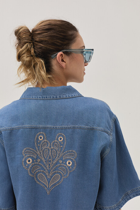 Blusa Alba Azul