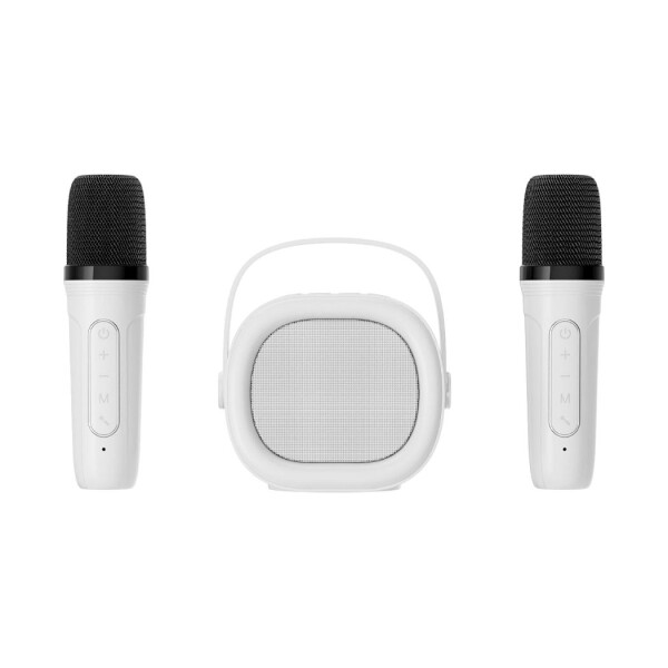 Parlante karaoke blanco