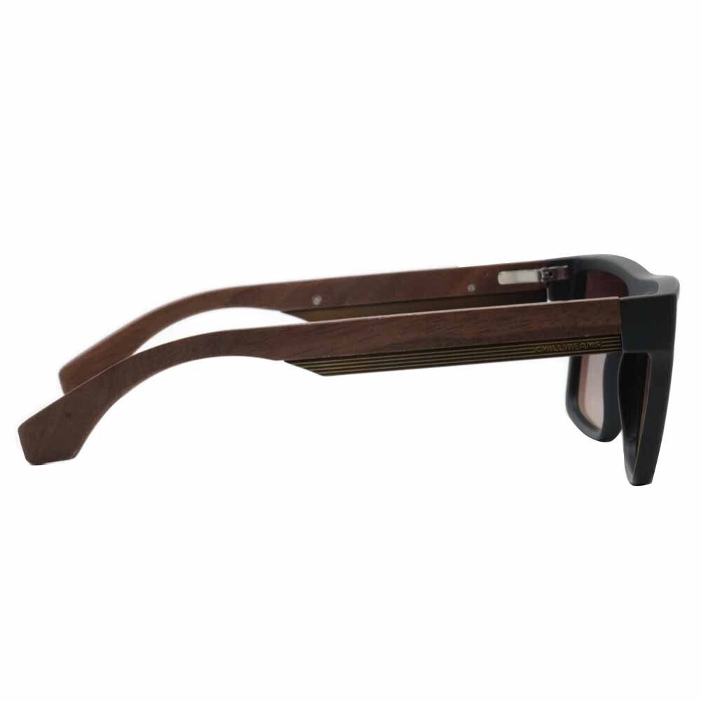 Lentes De Sol Bambu E Madeira Cuadrado - Unisex Gradiente/Mate
