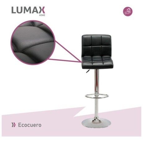 Taburete para bar tipo Sillon Lumax Odo Negro