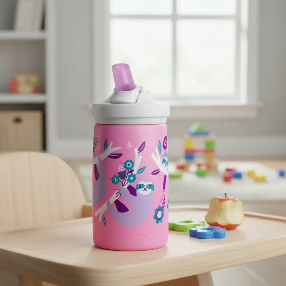 Vaso termico EDDY+ boquilla CAMELBACK perezoso rosa