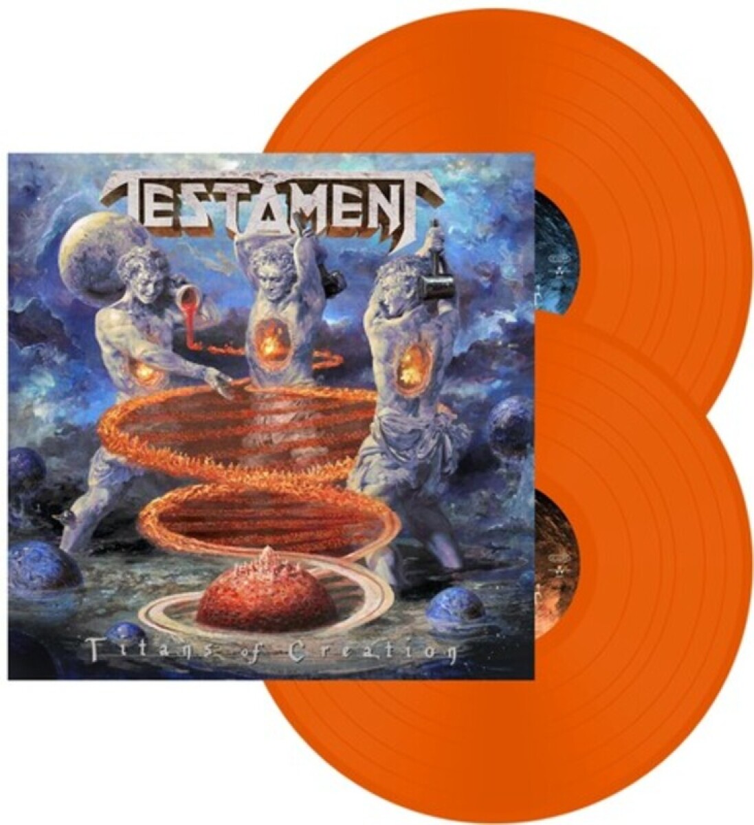 (l) Testament - Titans Of Creation (orange Vinyl) - Vinilo 