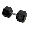 Mancuerna Hexagonal Active 22.5 Kg Negro