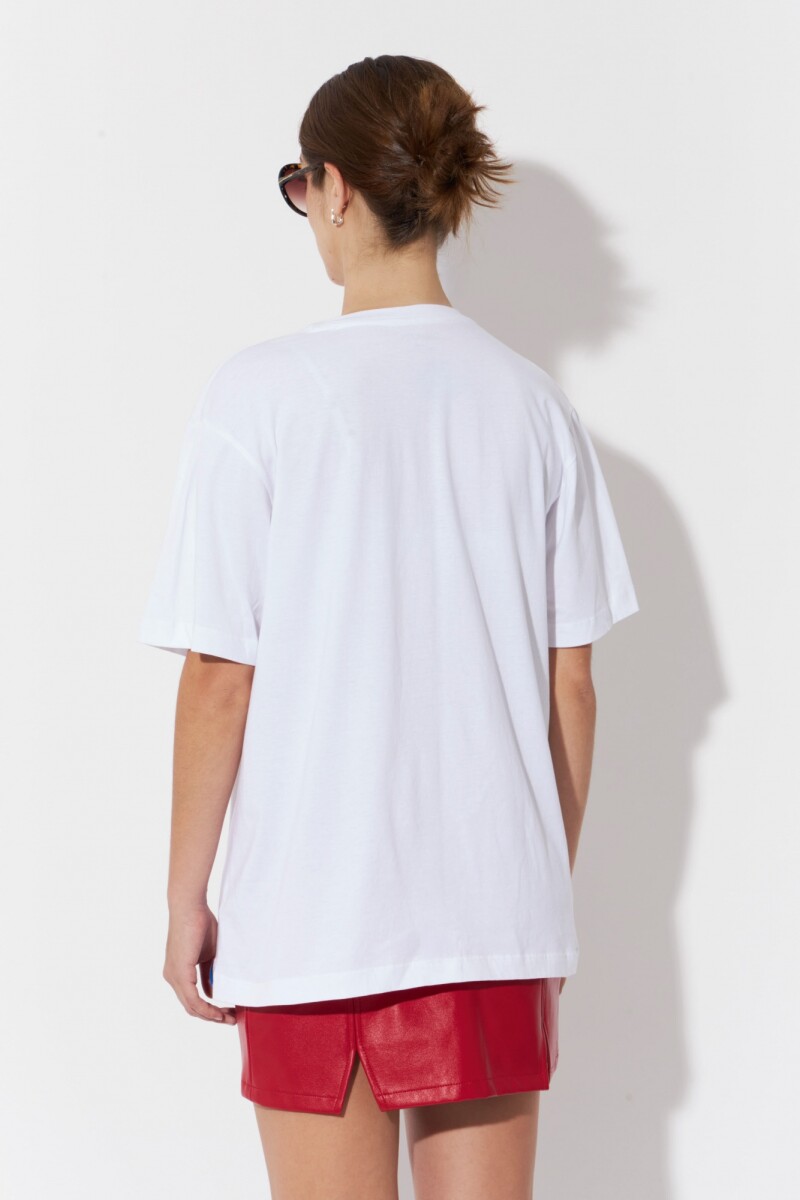 Remera oversize sensible choice blanco