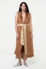 CHALECO LARGO Camel