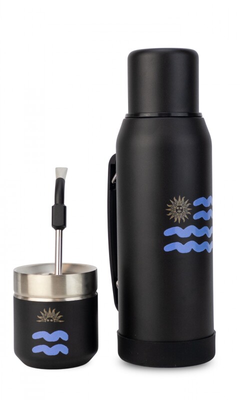 KIT MATERO ATOMIC URUGUAY NEGRO