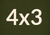 4X3 SILLAS