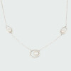 Cadena Magnolia de plata 925 con perlas Cadena Magnolia de plata 925 con perlas