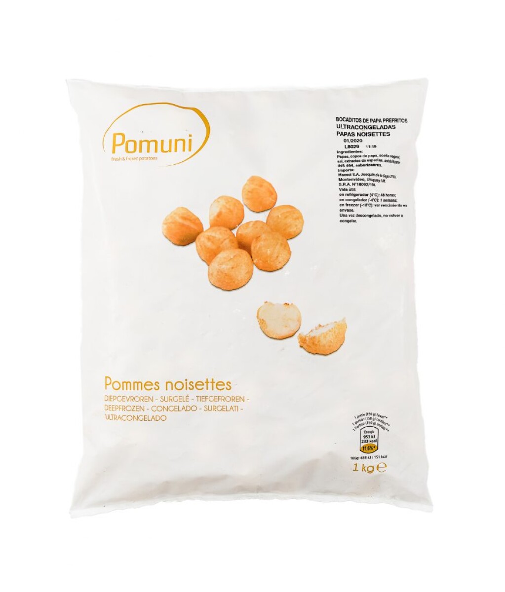 Papas noisettes Pomuni - 1 kg 