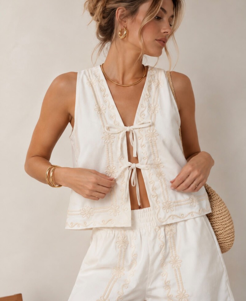 Conjunto Olivia blanco