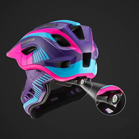 Casco Rockbros Infantil Para Bicicleta Diseño 2 en 1 001