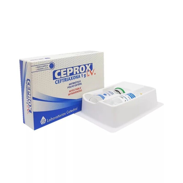 CEPROX 1 GR. I.V.FCO. CJ X 1 AMPOLLA única