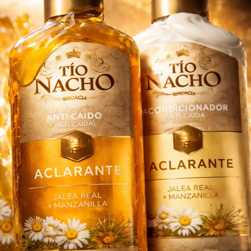 Pack Shampoo + Acondicionador Tio Nacho 415ml ACLARANTE
