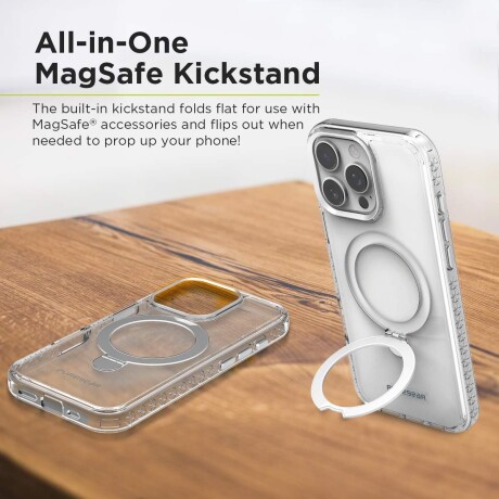 Protector Slim shell PureGear Iphone 16 Pro Max gris V01
