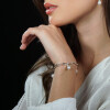 Pulsera Lunaria de MOON en plata 925 con perlas Pulsera Lunaria de MOON en plata 925 con perlas