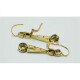 Caravanas Oro 18K Y Brillantes Caravanas Oro 18K Y Brillantes
