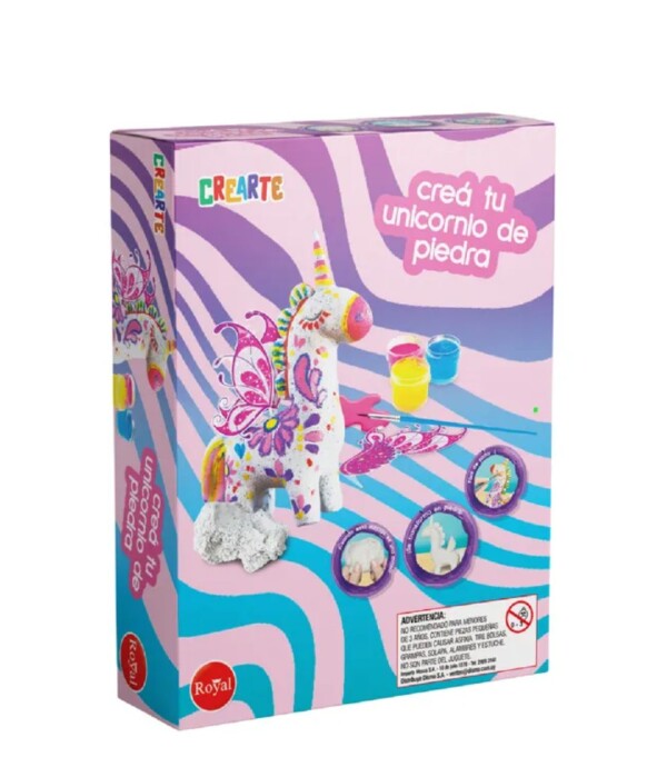 DECORA UNICORNIO DE PIEDRA ROYAL CREARTE 240006 S/C