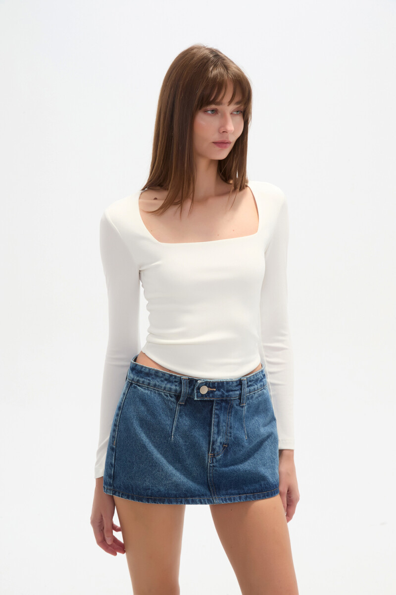 Remera Kisel - Blanco 