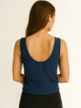 Musculosa Runda Azul Noche