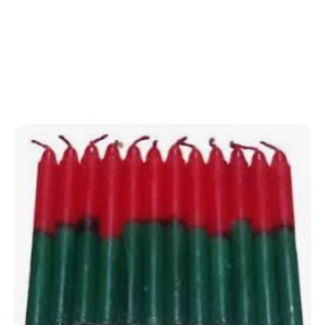 VELA COMBINADA SAN EXPEDITO X 50 (ROJA-VERDE) VELA COMBINADA SAN EXPEDITO X 50 (ROJA-VERDE)