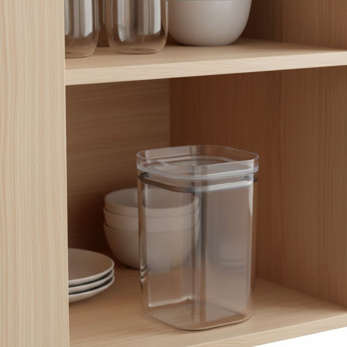 Pote hermético 1L - TRANSPARENTE 