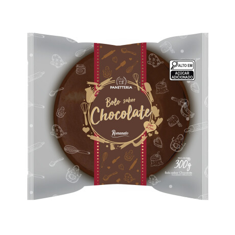 TORTA BOLO ROMANATO PANETTERIA 300 Grs Chocolate