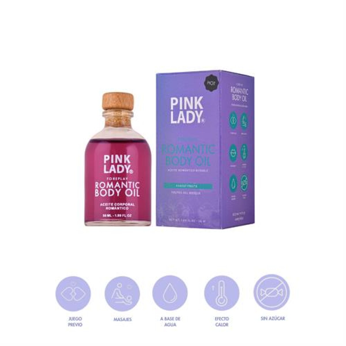 Pink Lady Aceite íntimo Frutos del Bosque 56 ml 