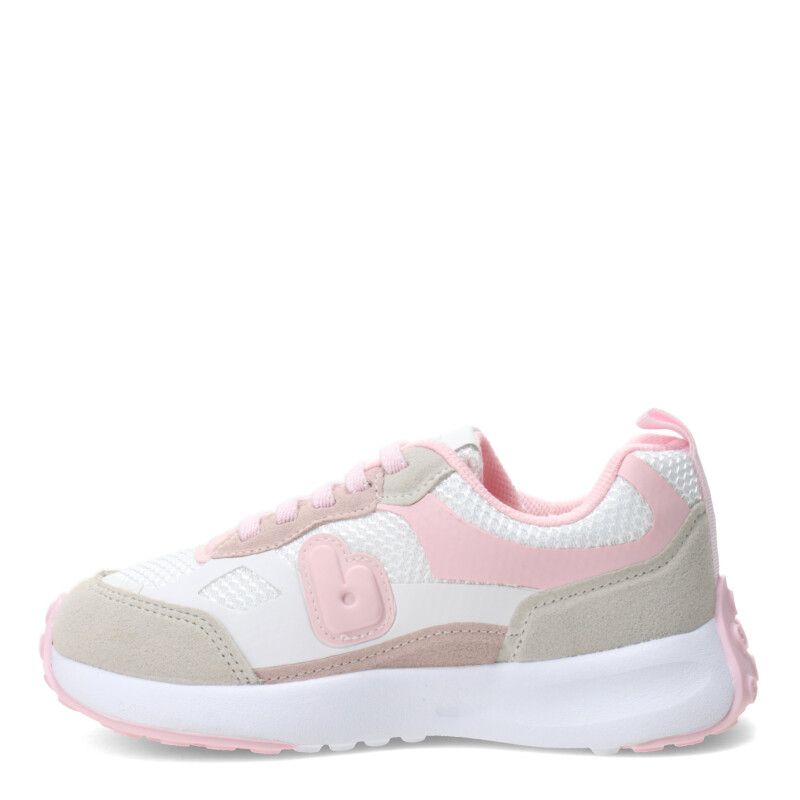Championes Infantiles Bibi Jogging Blanco - Rosa