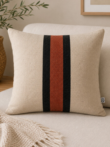 FUNDA DE ALMOHADON VANNES TERRACOTA