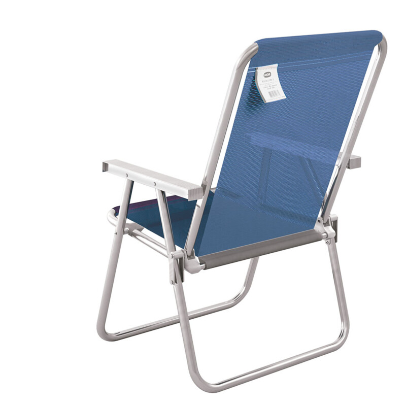 Silla Alta Conforto Aluminio AZUL OSCURO