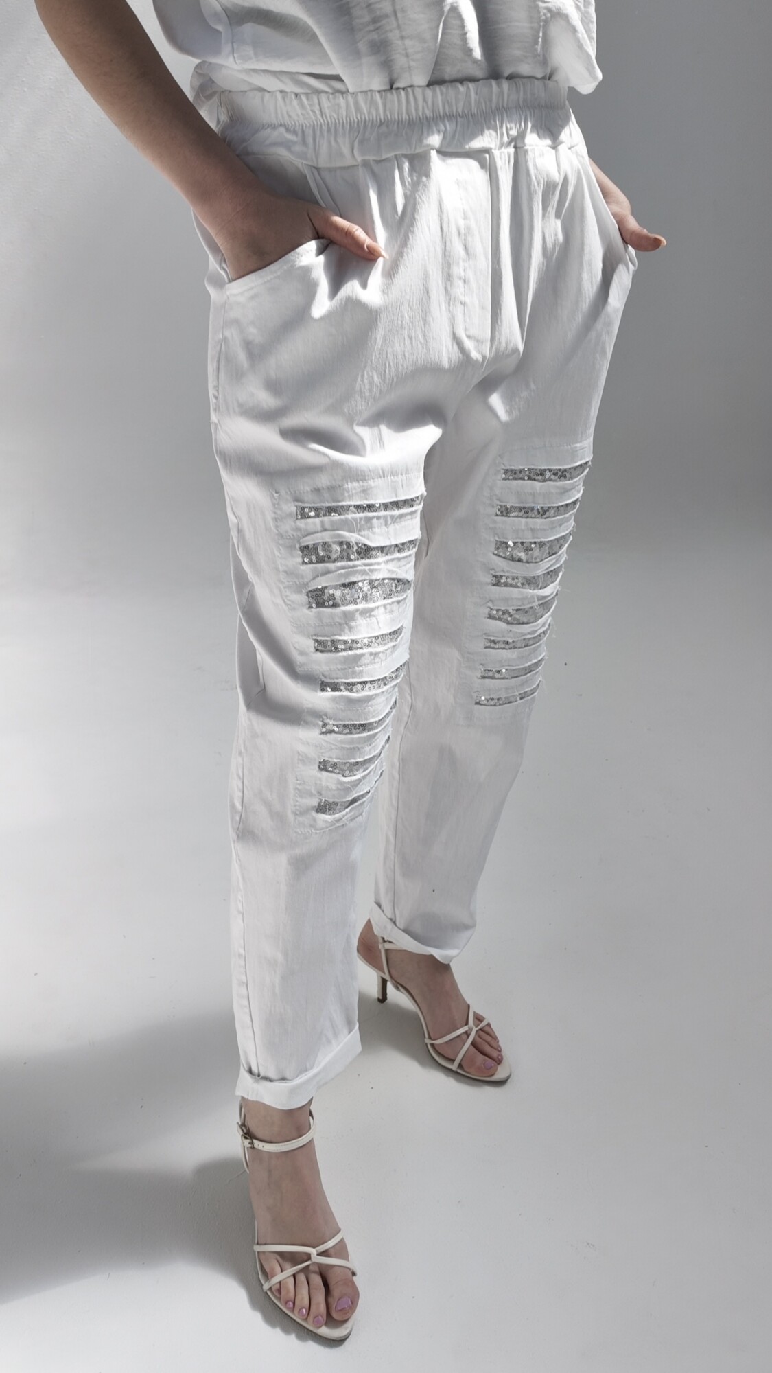 Pantalón Baggy Amelia Blanco