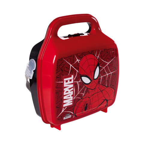 Lunchera Plástica con Lazo 27,5 x 23,5 cm Spiderman