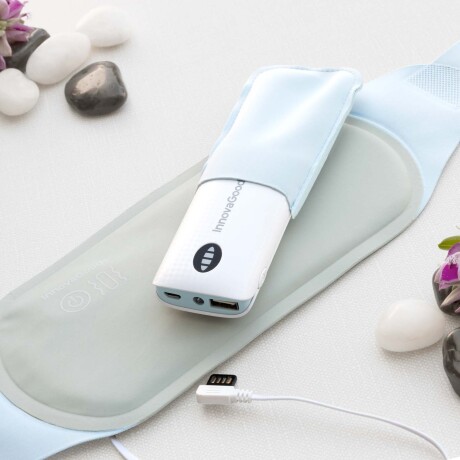 CINTURÓN MASAJE Y CALOR REC POLIESTER GRIS INNOVAGOODS