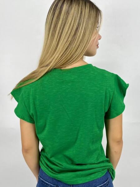 T-SHIRT SLOWLY C260 VERDE