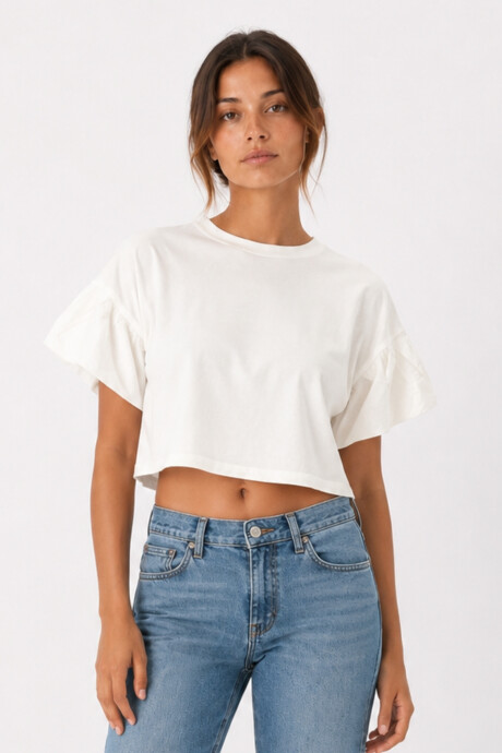 Remera Raspen Marfil / Off White