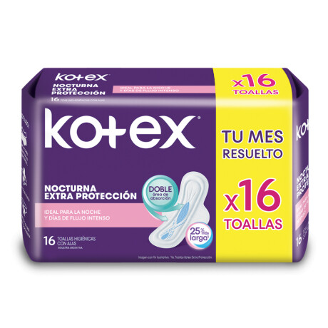 Kotex Nocturna Con Alas x 16 Kotex Nocturna Con Alas x 16