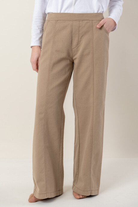 Pantalon cotidiano Visón