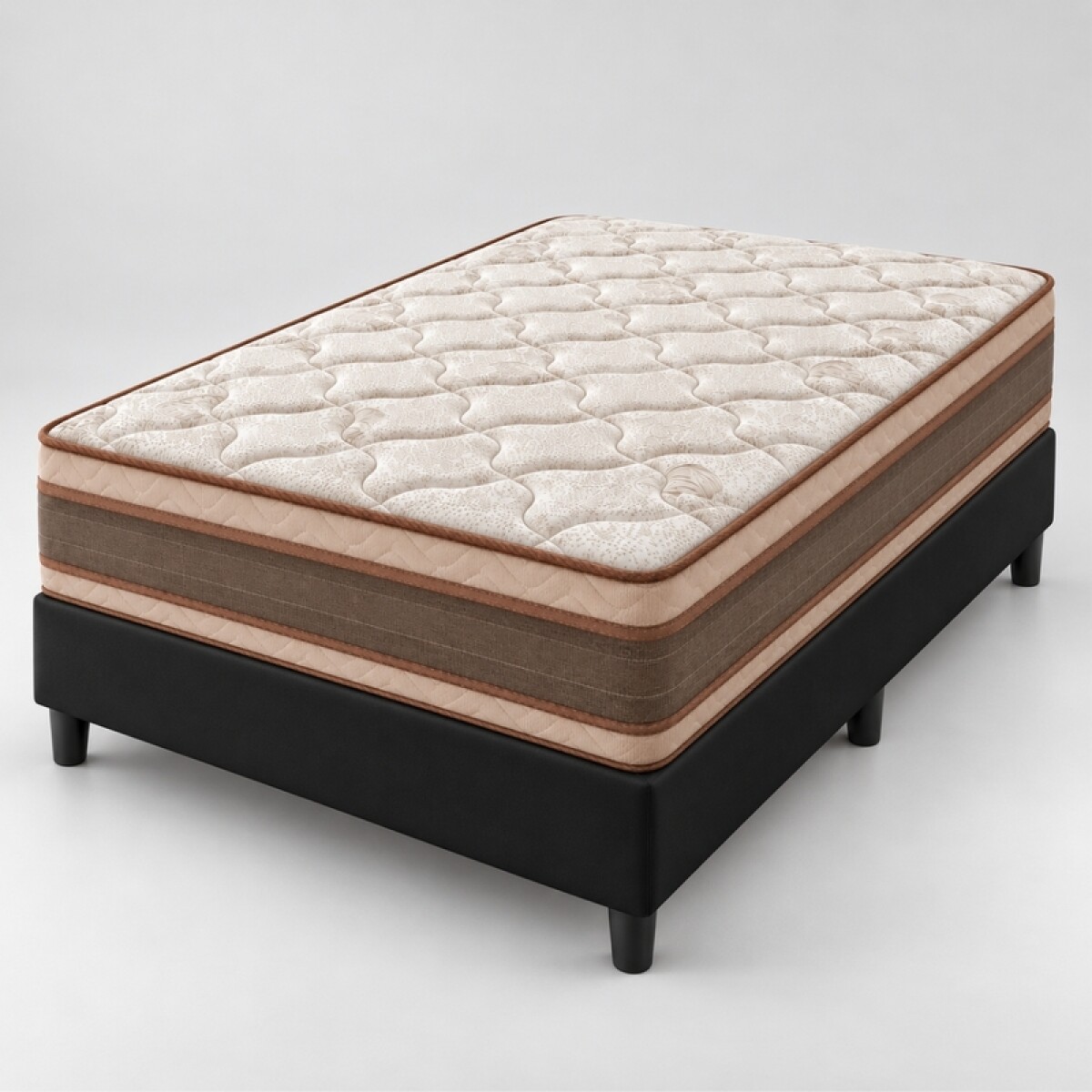 Sommier Base + Colchón EQUILIBRIO - 138x188 cm 