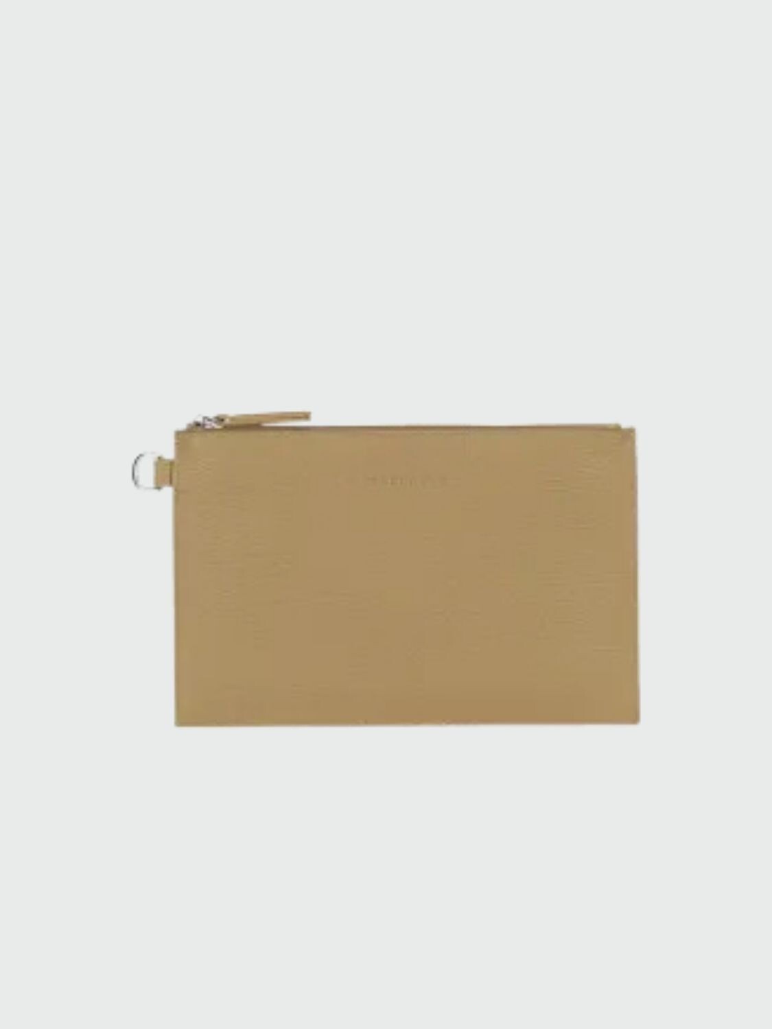 Longchamp -Sobre plano de cuero, Roseau Essential Negro Opaco