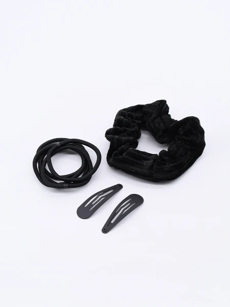 COLEROS Y SAPITOS PACK X 8 NEGRO