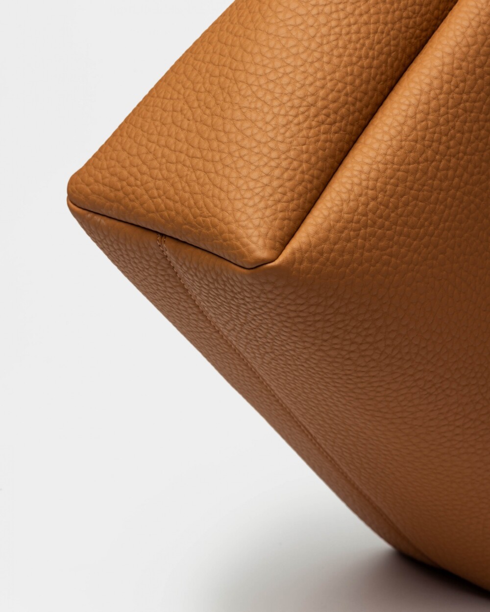 Shopper Erin En Efecto Cuero Graneado Cuoio