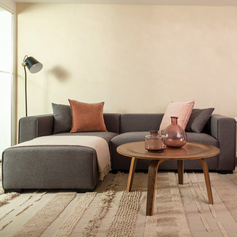 Sofá Nashville Gris - Chaise derecho