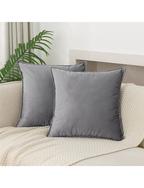 ALMOHADON VELVET 40x40CM GRIS ALMOHADON VELVET 40x40CM GRIS