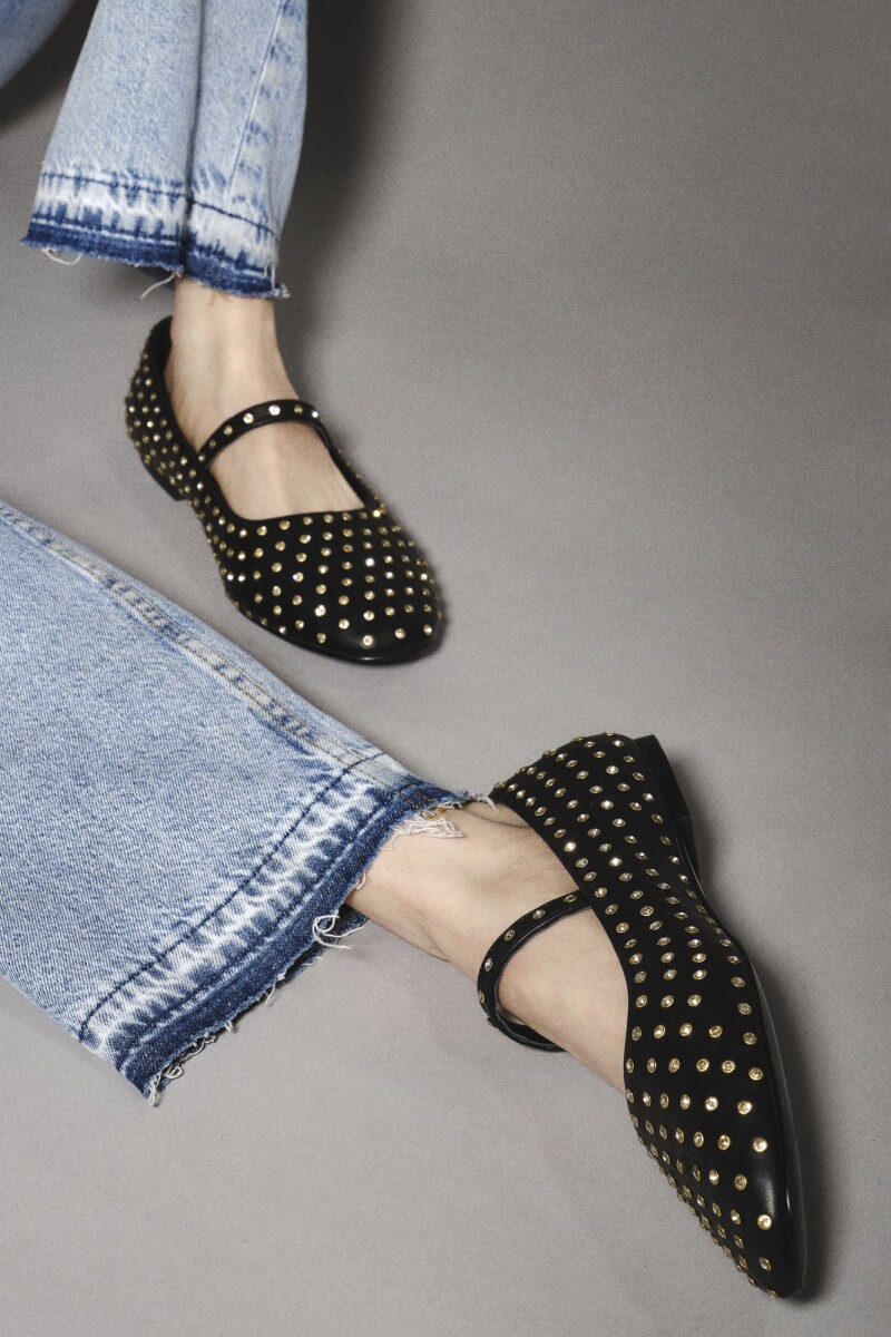 Balerina Studs Negro